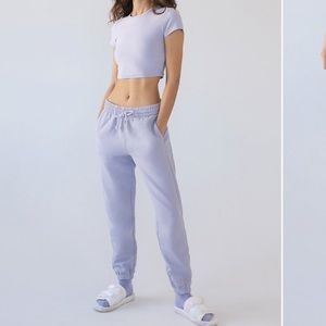 Aritzia Tna Cozy Fleece Boyfriend Sweatpants